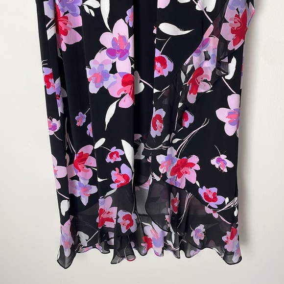 Calvin Klein: Sleeveless Surplice V-Neck Floral Dress Size 1X. - Picture 9 of 13